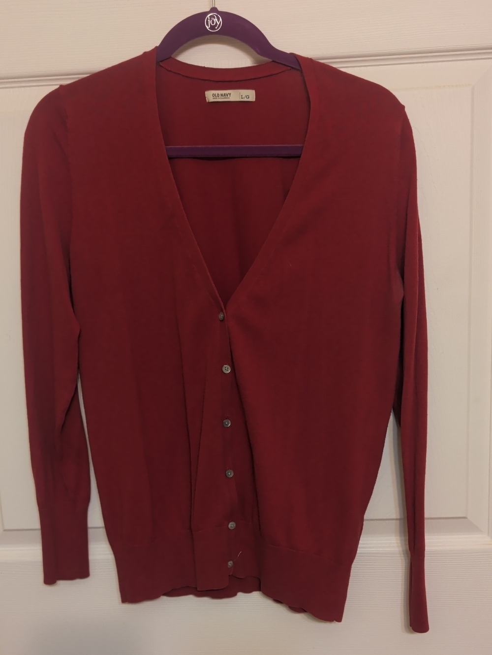 Old Navy Women's V-Neck Button Cardigan - Rust